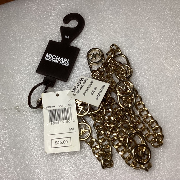 Michael Kors Gold-tone Chain Size M/L NWT - Picture 7 of 8